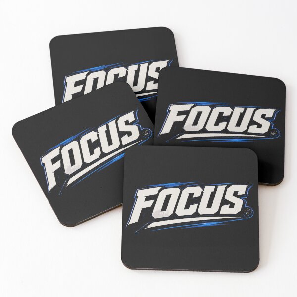 Item preview, FOCUS Bold Student Study Motivation Typography designed and sold by Sunday.Supply.