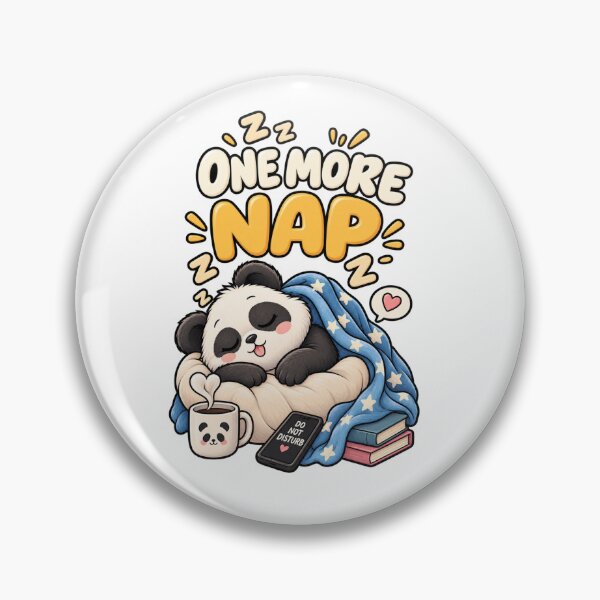 Item preview, One More Nap – Cute Sleepy Panda Cartoon Design designed and sold by Kiinaaa.
