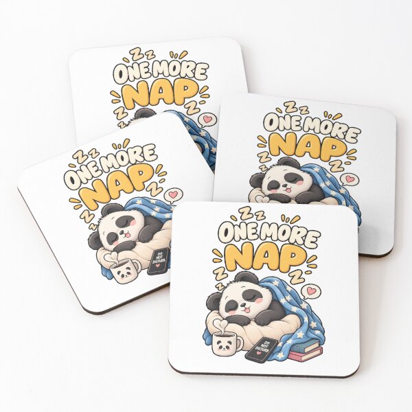 Item preview, One More Nap – Cute Sleepy Panda Cartoon Design designed and sold by Kiinaaa.