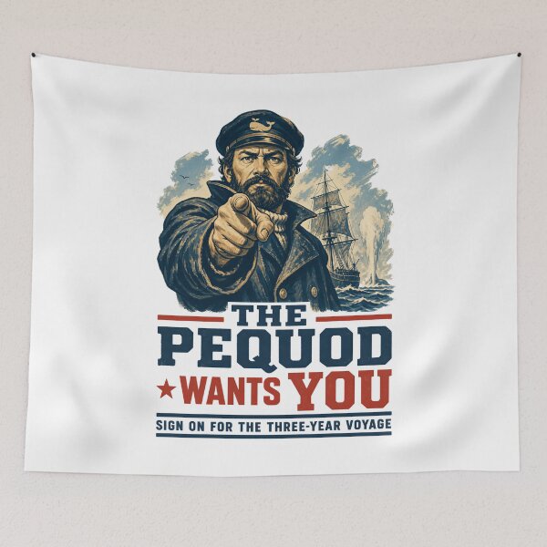 Item preview, Moby Dick: The Pequod Wants You - Voyage Recruitment designed and sold by Fenay Designs.
