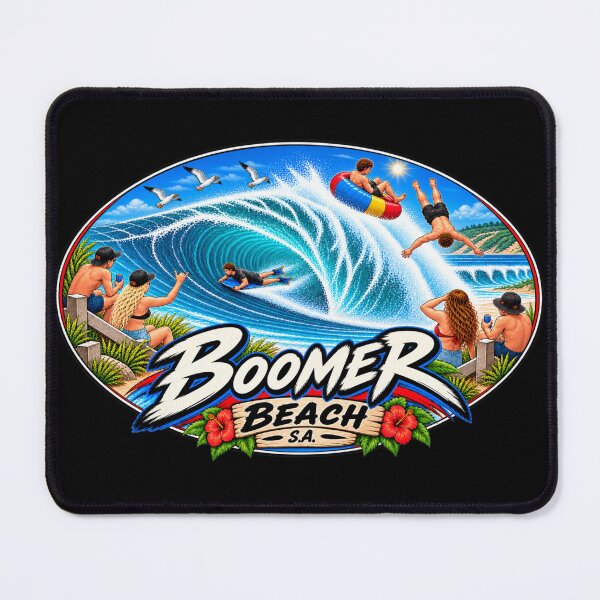 Item preview, Boomer Beach SA Surf Wave Design designed and sold by EverclearDesign.