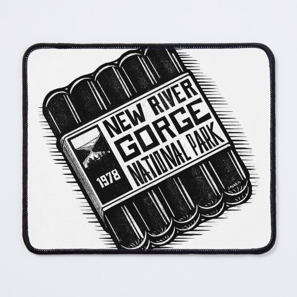 Item preview, Hot Dog Label of New River Gorge National Park designed and sold by John Morris Illustration.