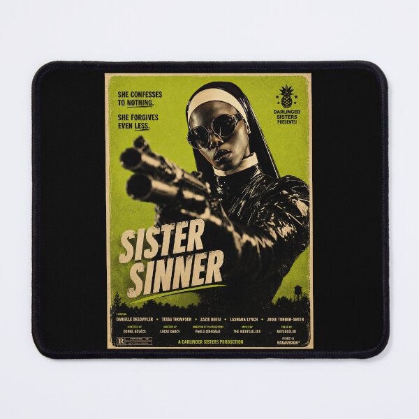 Item preview, Sister Sinner – Retro Grindhouse Nunsploitation designed and sold by obstinator.