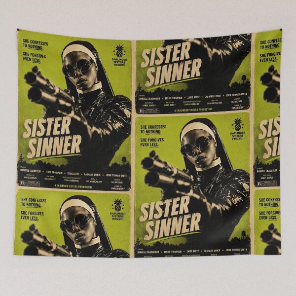 Item preview, Sister Sinner – Retro Grindhouse Nunsploitation designed and sold by obstinator.