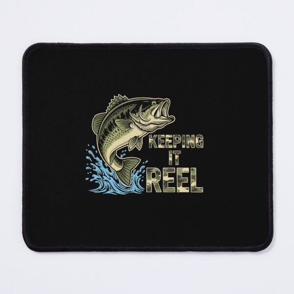 Item preview, Keeping It Reel Bass Fishing Angler Fisherman Outdoorsman designed and sold by PopStars1993.
