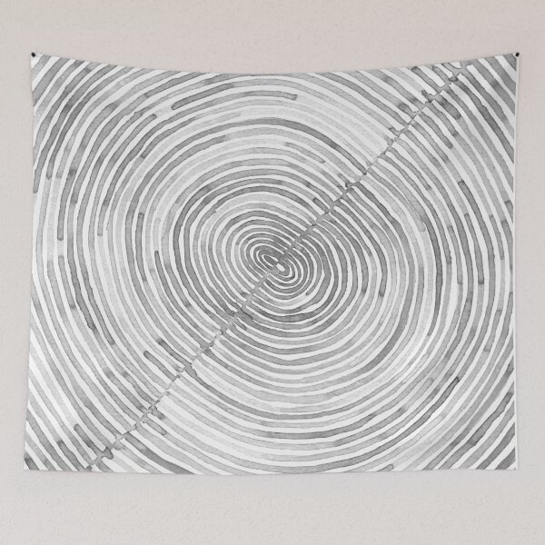 Item preview, Lunita in gray watercolor designed and sold by studioanalog.