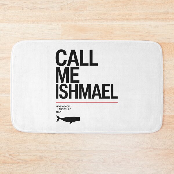 Item preview, Moby Dick Call Me Ishmael - Minimal Black Typography designed and sold by Fenay Designs.