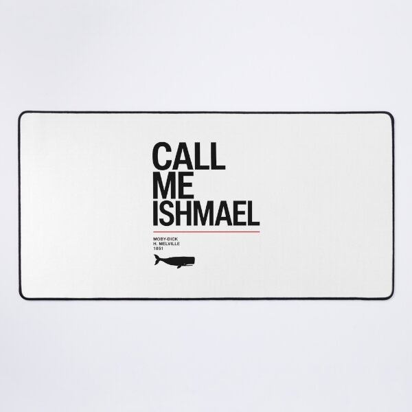 Item preview, Moby Dick Call Me Ishmael - Minimal Black Typography designed and sold by Fenay Designs.