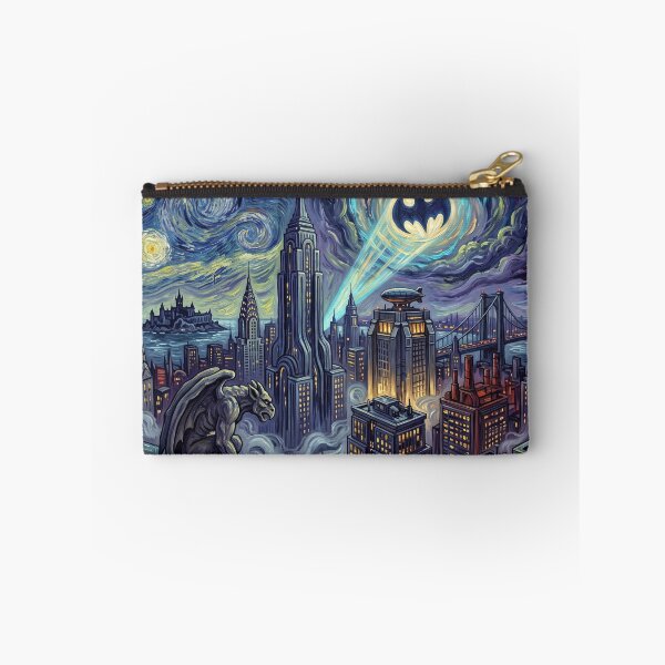Item preview, Gotham City Starry Night Comic Landscape designed and sold by Bad-Decisions-Designs.