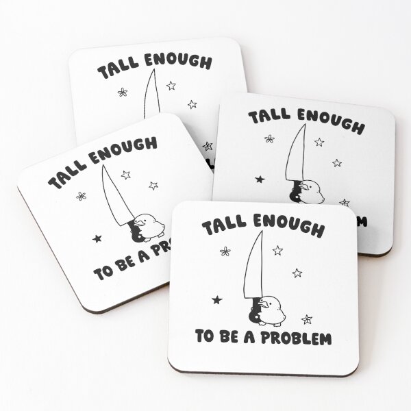 Item preview, Tall Enough To Be A Problem Funny Sword Meme designed and sold by ViniBall.