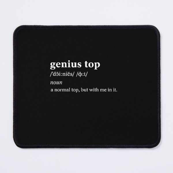 Item preview, Genius Top Gay Pride Relationship Humor Definition designed and sold by PopStars1993.