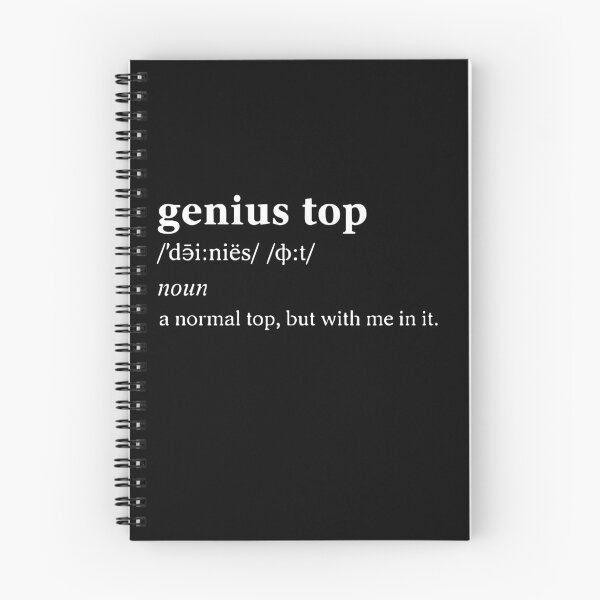 Item preview, Genius Top Gay Pride Relationship Humor Definition designed and sold by PopStars1993.
