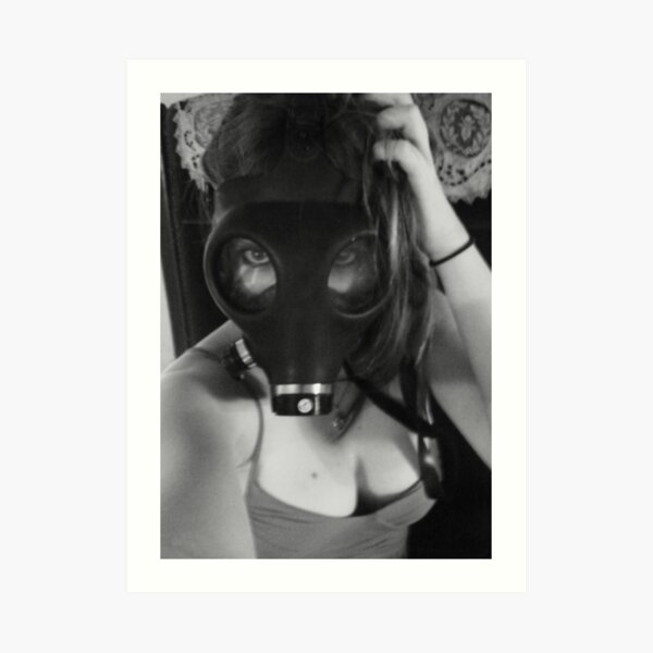 Gas Mask Art Print