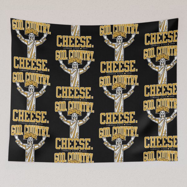 Item preview, God Country Cheese Patriotic American Football Cheese Design designed and sold by ostenlee.