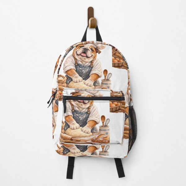 Item preview, English Bulldog Baker Cute Chef designed and sold by JMDG Studio.