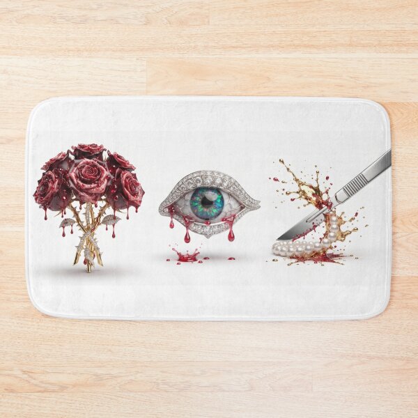 Item preview, Flesh Ruby Roses & Black Opal Eye Jewelry Wrap designed and sold by elglotonmusical.