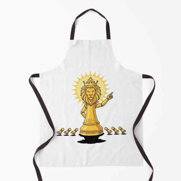 Item preview, Leo Zodiac King Lion Chess Piece with Sun Halo designed and sold by Rare By Hero.