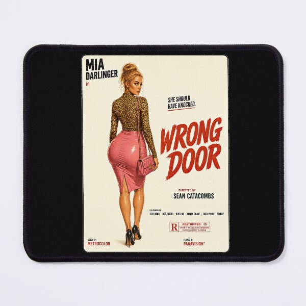 Item preview, Wrong Door – Retro Pinup Grindhouse designed and sold by obstinator.