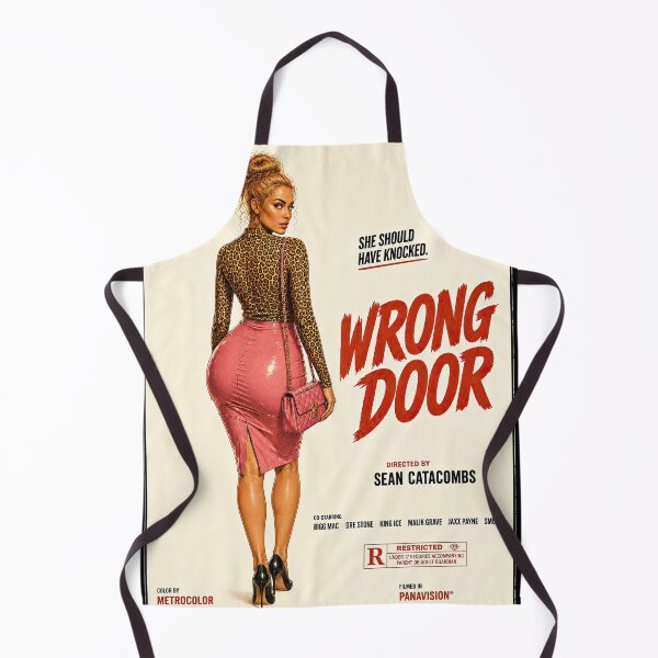 Item preview, Wrong Door – Retro Pinup Grindhouse designed and sold by obstinator.