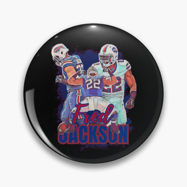 Item preview, Fred Jackson Number 22 Football Player Action Stance designed and sold by PatrickBrandt.