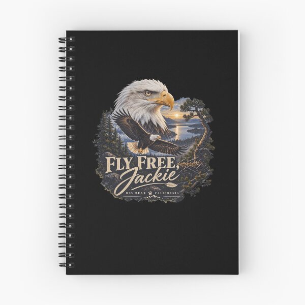 Item preview, Fly Free Jackie And Shadow Bald Eagle Memorial designed and sold by Glow-Paw-Studio.