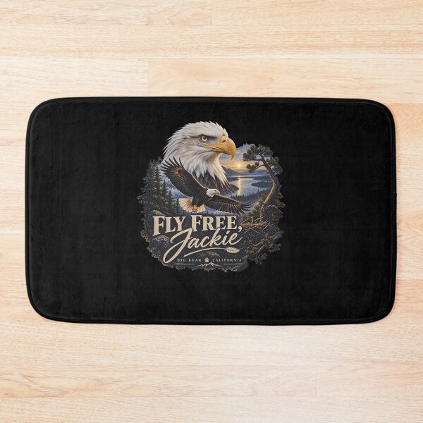 Item preview, Fly Free Jackie And Shadow Bald Eagle Memorial designed and sold by Glow-Paw-Studio.
