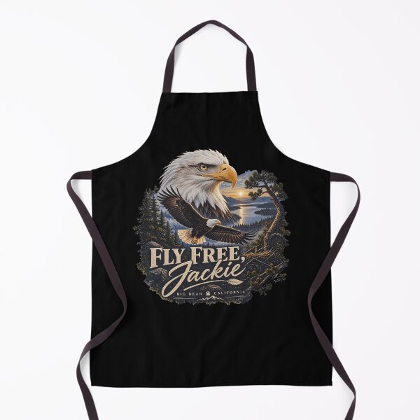 Item preview, Fly Free Jackie And Shadow Bald Eagle Memorial designed and sold by Glow-Paw-Studio.