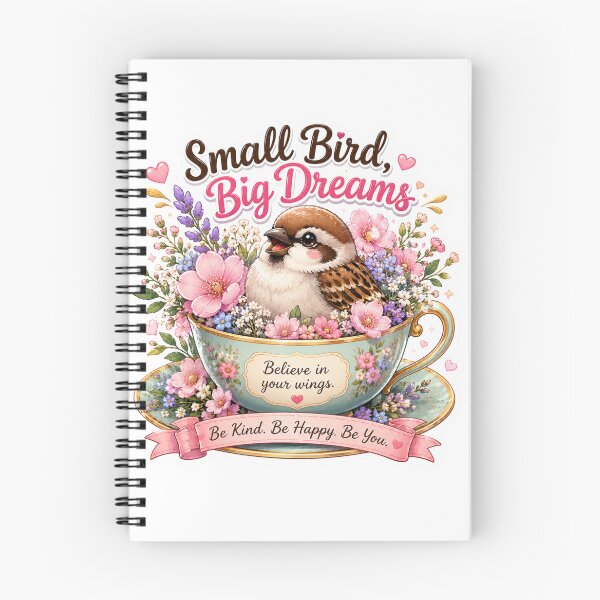 Item preview, Small Bird, Big Dreams sparrow designed and sold by MR4me.