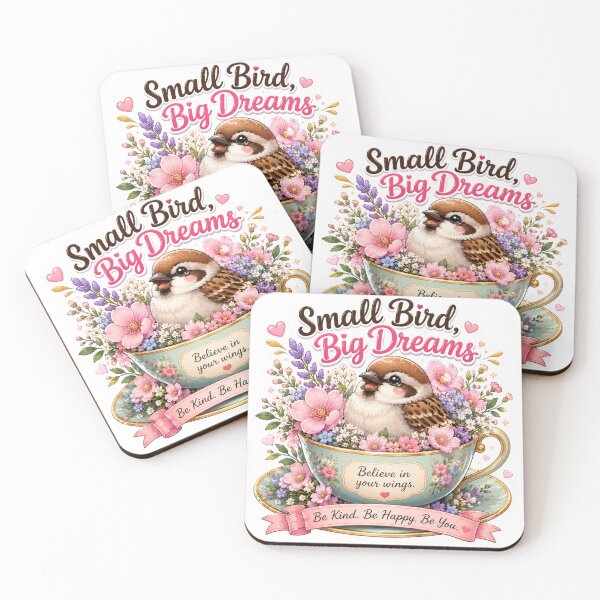 Item preview, Small Bird, Big Dreams sparrow designed and sold by MR4me.