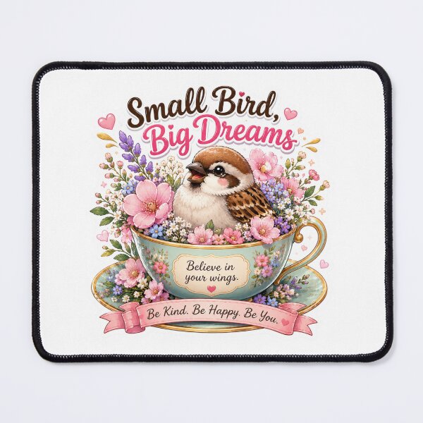Item preview, Small Bird, Big Dreams sparrow designed and sold by MR4me.