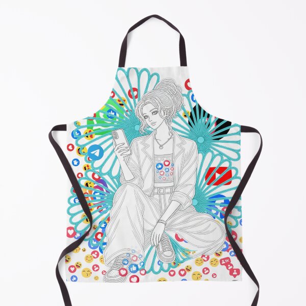 Item preview, Social Media Girl – Likes, Hearts & Emoji Digital Life Art designed and sold by MindForgeDesign.