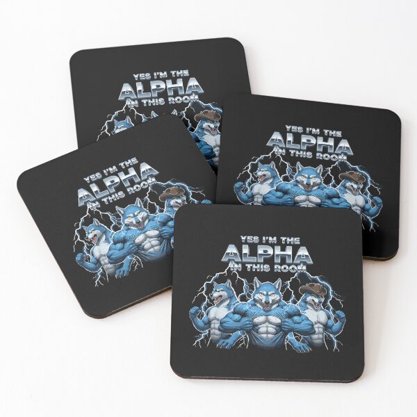 Item preview, Alpha Wolf Leader Men Strength Power Yes I'm The Alpha In This Room designed and sold by PopStars1993.