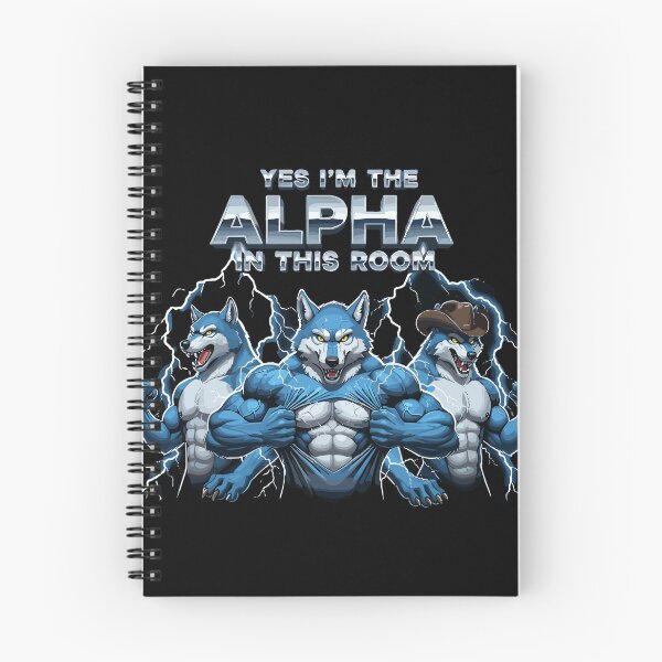 Item preview, Alpha Wolf Leader Men Strength Power Yes I'm The Alpha In This Room designed and sold by PopStars1993.