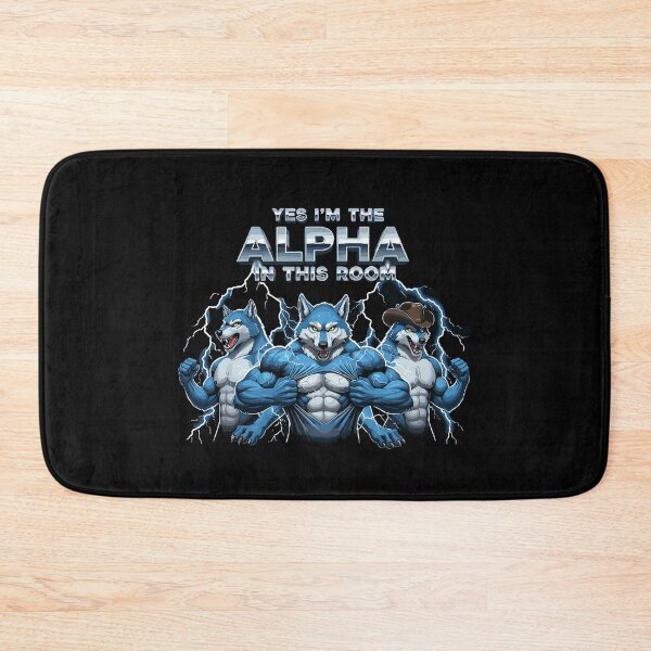 Item preview, Alpha Wolf Leader Men Strength Power Yes I'm The Alpha In This Room designed and sold by PopStars1993.