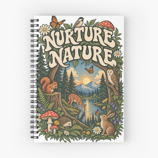 Item preview, Nurture Nature – Vintage Woodland Cottagecore designed and sold by Moonroot Studio.