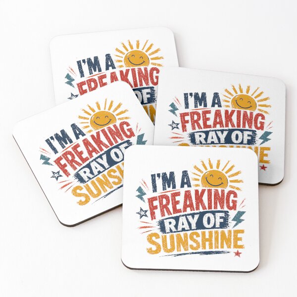 Item preview, I'm A Freaking Ray Of Sunshine Positive Attitude Funny Humor designed and sold by RetroMini2026.