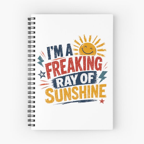 Item preview, I'm A Freaking Ray Of Sunshine Positive Attitude Funny Humor designed and sold by RetroMini2026.