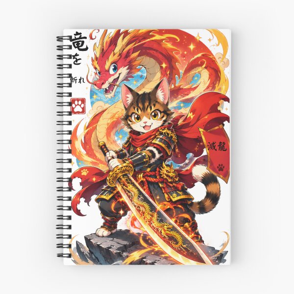 Item preview, Cute Anime Cat Dragon Slayer designed and sold by WelLarsDigitals.