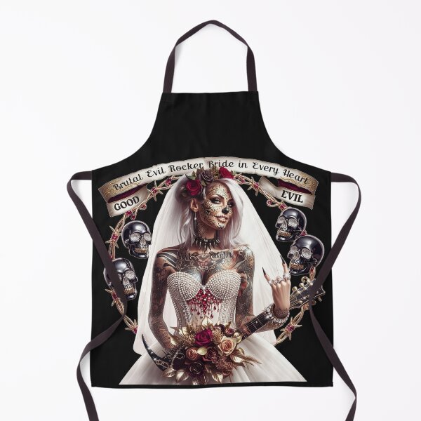 Item preview, Brutal Evil Rocker Bride Guitar designed and sold by Voodoo Store Paranormal Collections.