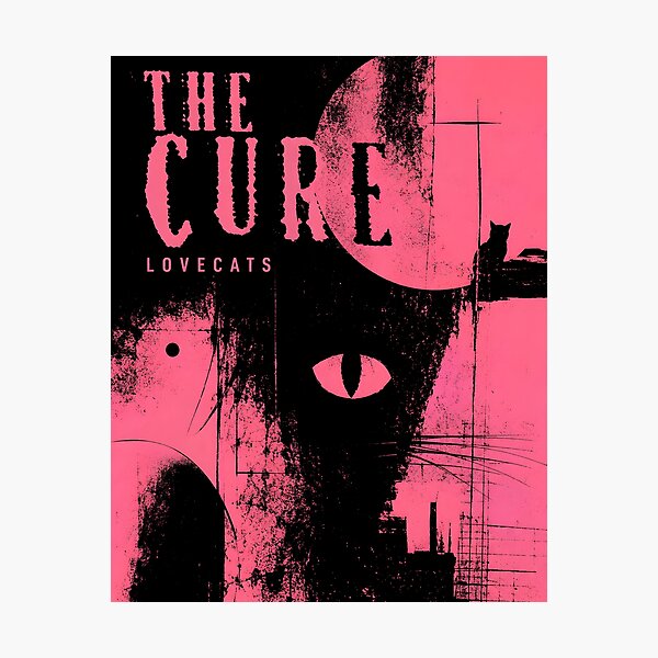 Item preview, Abstract Lovecats - The Cure designed and sold by Wanderdreaming.