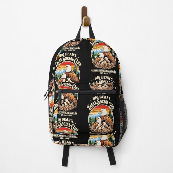 Item preview, Big Bear's Eagle Social Club Patriotic Eagle Family Wildlife Design designed and sold by ViniBall.