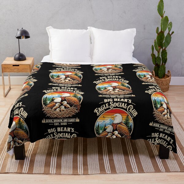 Item preview, Big Bear's Eagle Social Club Patriotic Eagle Family Wildlife Design designed and sold by ViniBall.
