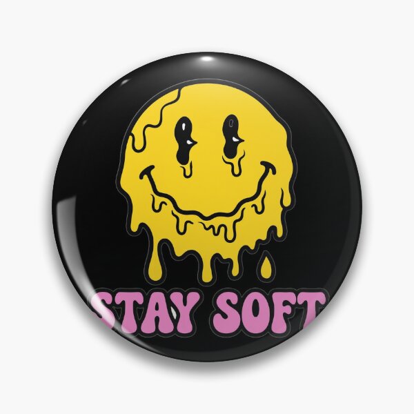 Item preview, Stay Soft Melting Smiley Face designed and sold by Aries Creation Store.