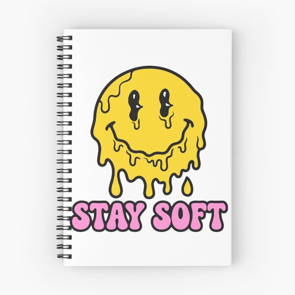 Item preview, Stay Soft Melting Smiley Face designed and sold by Aries Creation Store.