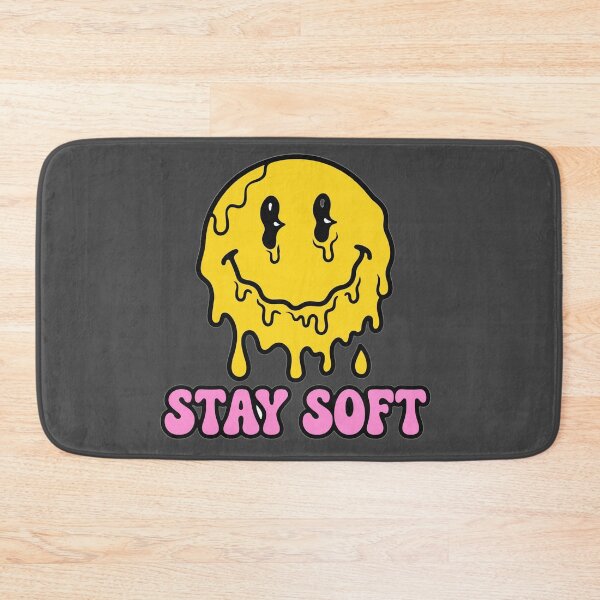 Item preview, Stay Soft Melting Smiley Face designed and sold by Aries Creation Store.