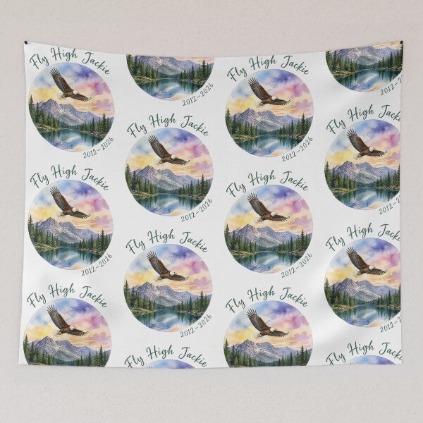 Item preview, Fly High Jackie Memorial Eagle Mountain 2012-2026 designed and sold by ostenlee.