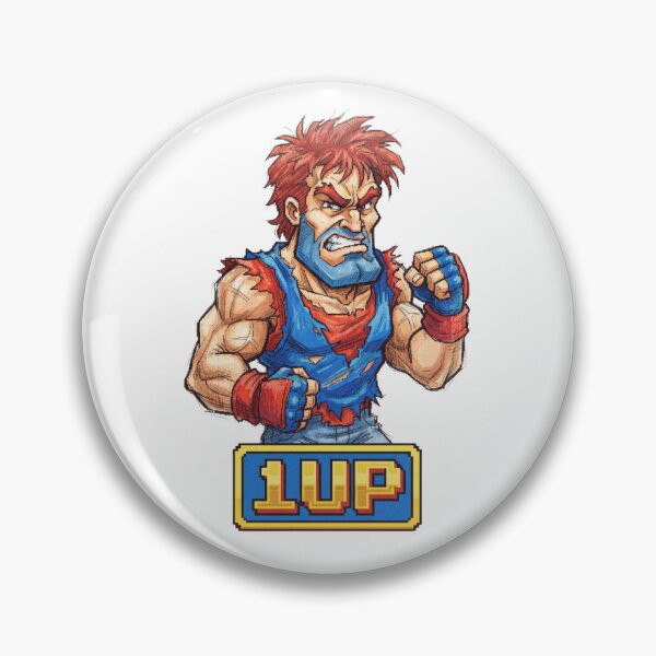 Item preview, Retro Pixel Fighter 1UP Arcade Gamer  designed and sold by jhgjykuo.
