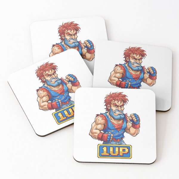 Item preview, Retro Pixel Fighter 1UP Arcade Gamer  designed and sold by jhgjykuo.
