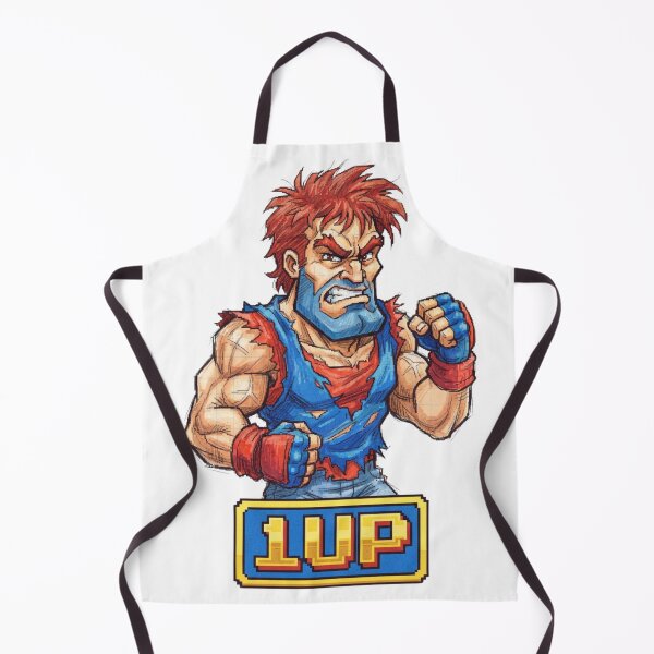 Item preview, Retro Pixel Fighter 1UP Arcade Gamer designed and sold by jhgjykuo.