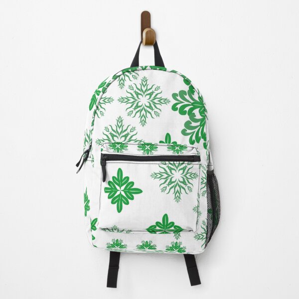 Item preview, Green Botanical Ornamental Pattern with Geometric Floral Motifs and Decorative Border Elements designed and sold by Ei-Ei.